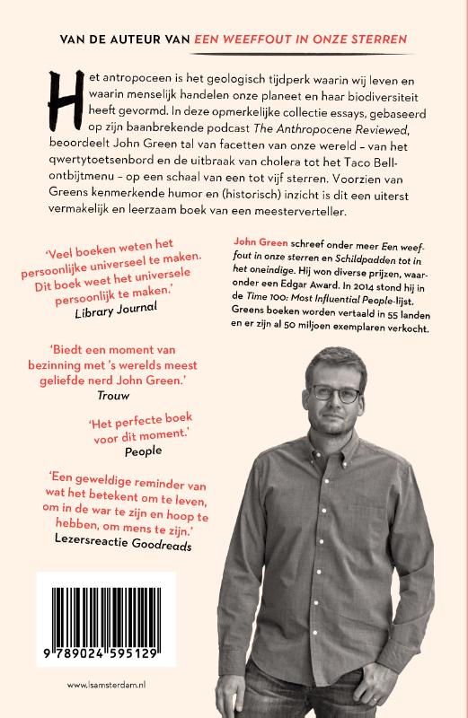 Achterkant van Hoe is het antropoceen je tot nu toe bevallen?