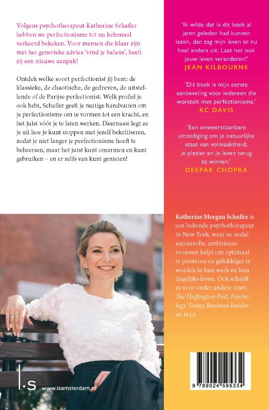 Achterkant van De ultieme gids voor perfectionisten
