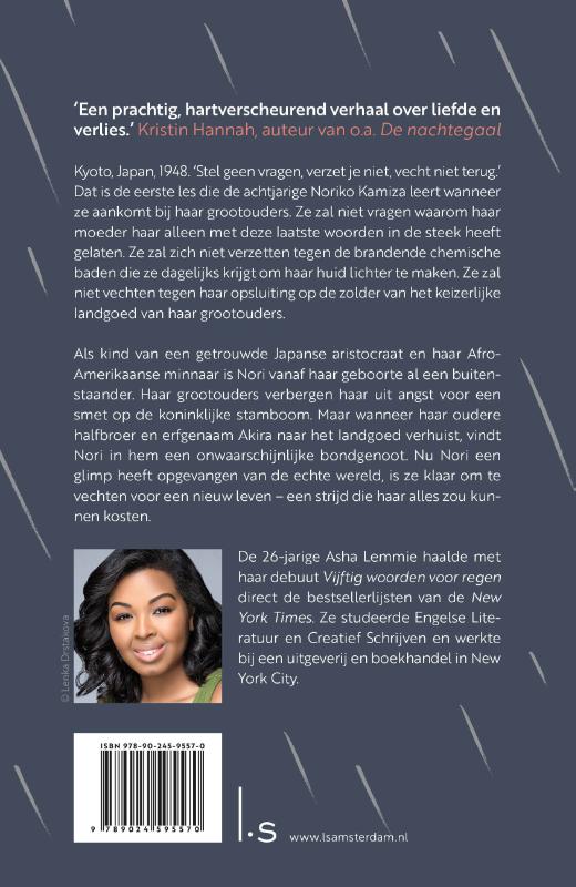 Achterkant van Vijftig woorden voor regen