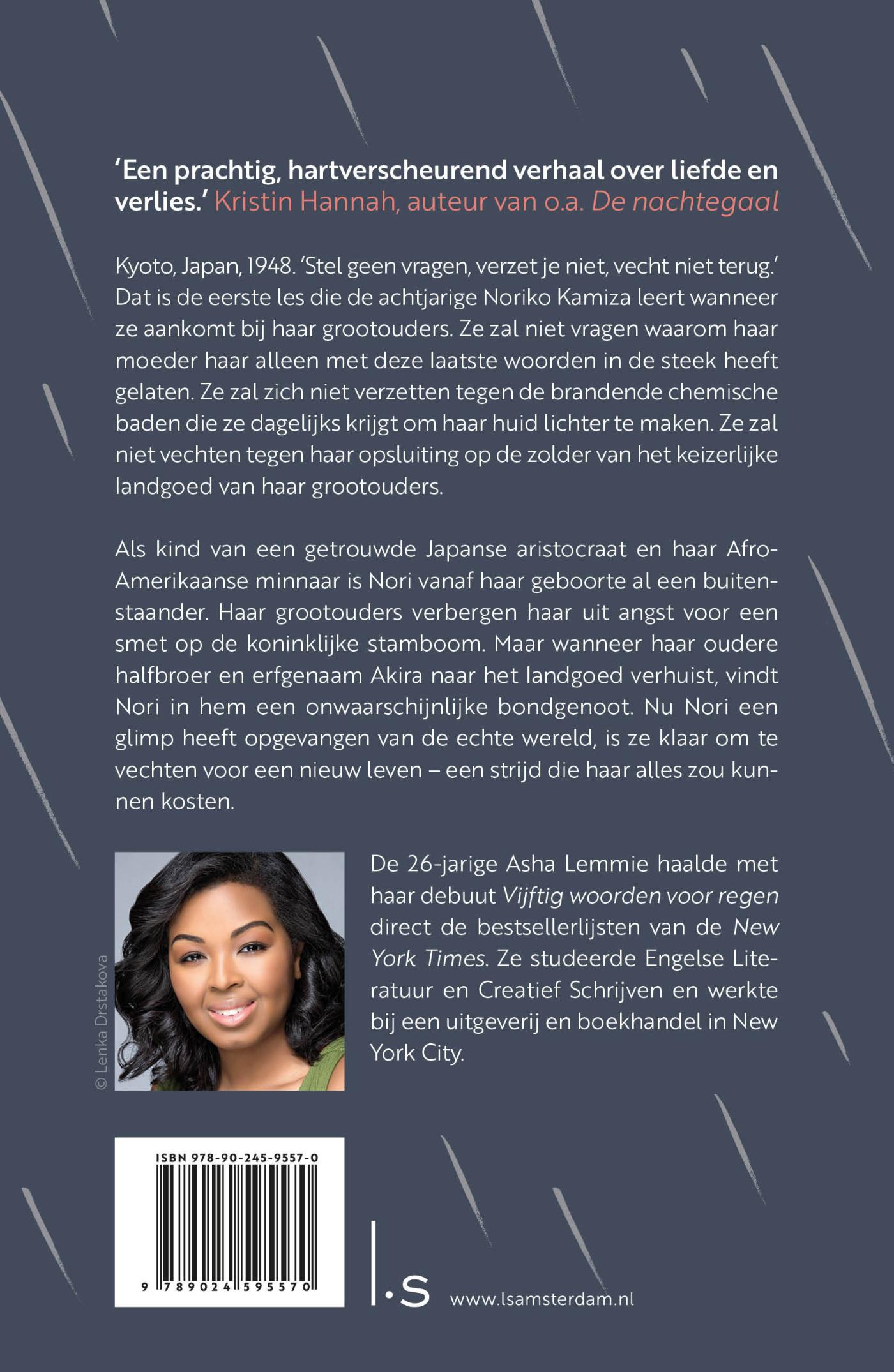 Achterkant van Vijftig woorden voor regen