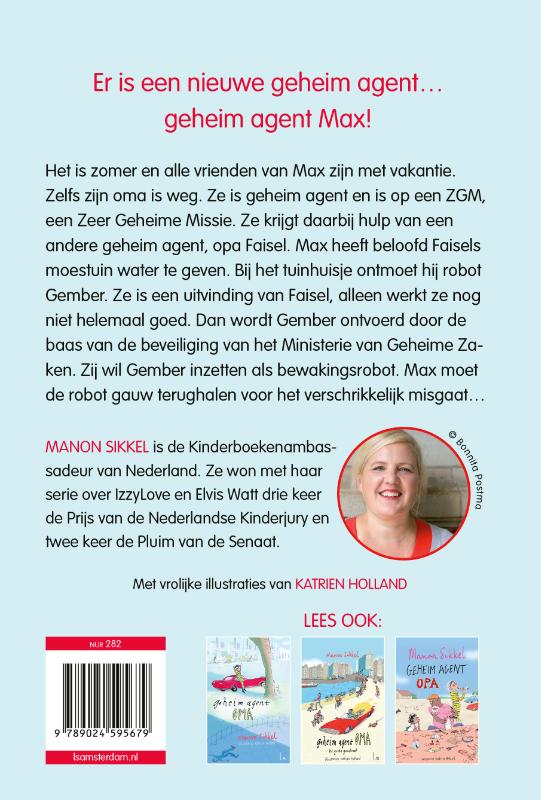 Achterkant van Geheim agent Max