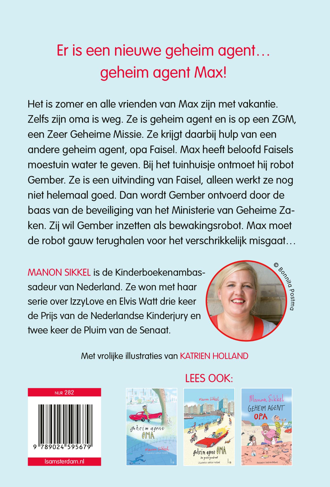 Achterkant van Geheim agent Max