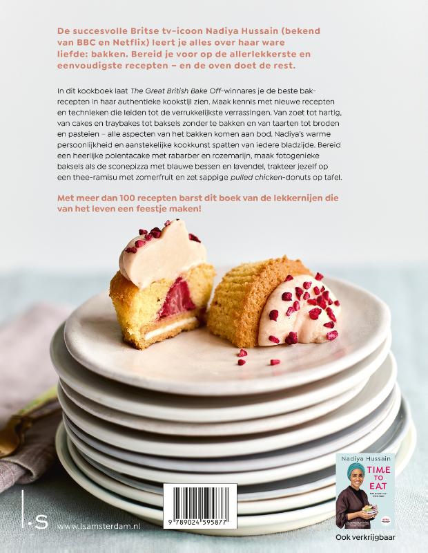 Achterkant van Nadiya Bakt