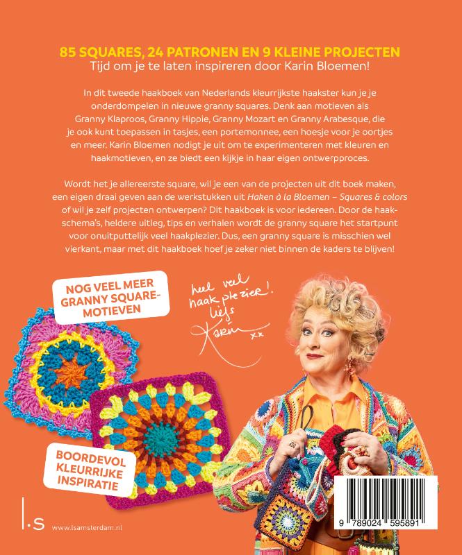 Achterkant van Granny squares