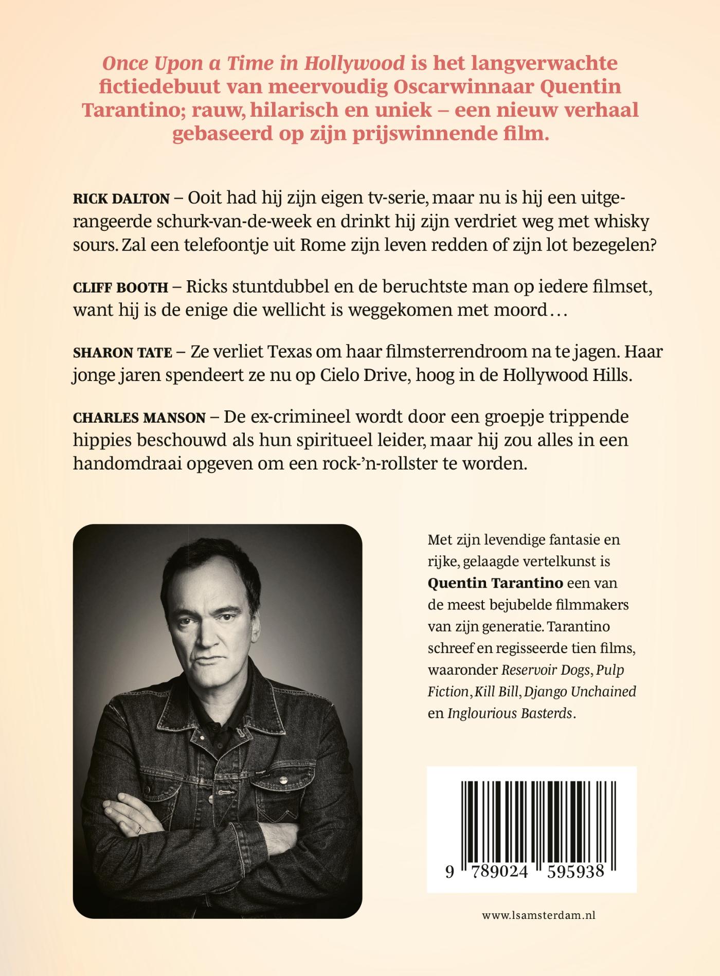 Achterkant van Once Upon a Time in Hollywood