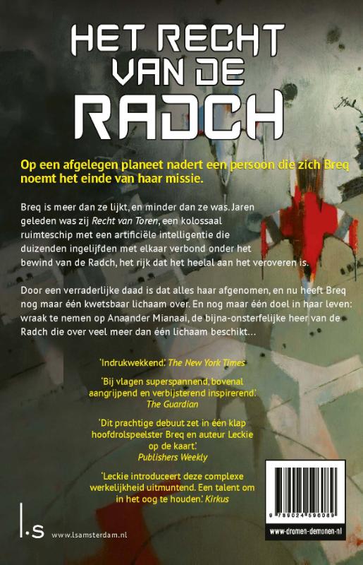 Achterkant van Het Recht van de Radch