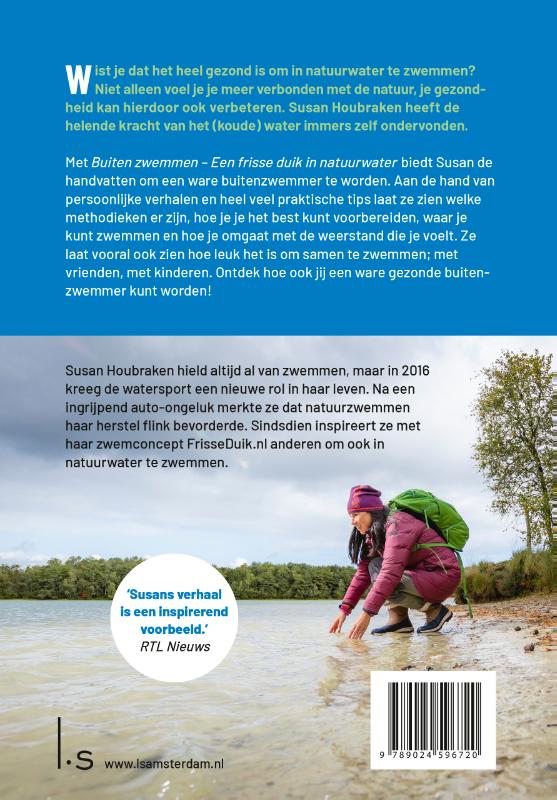 Achterkant van Buiten zwemmen