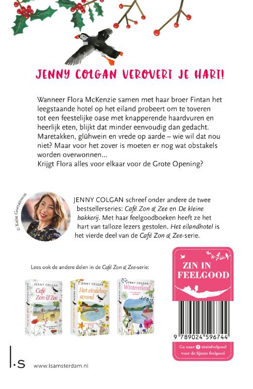 Achterkant van Het eilandhotel