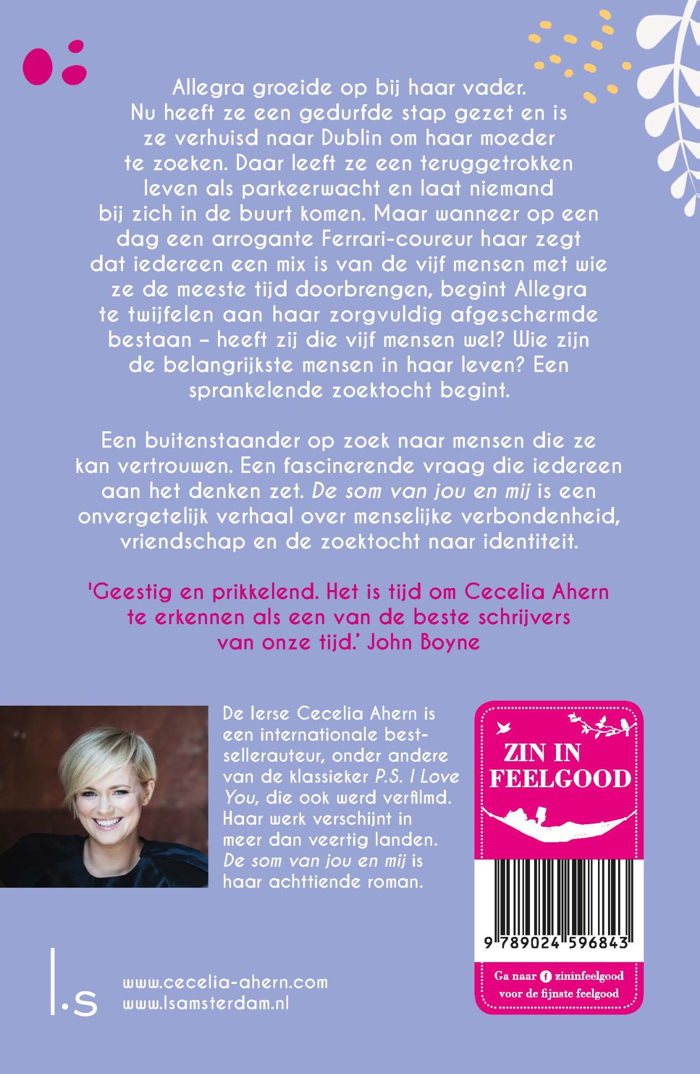 Achterkant van De som van jou en mij