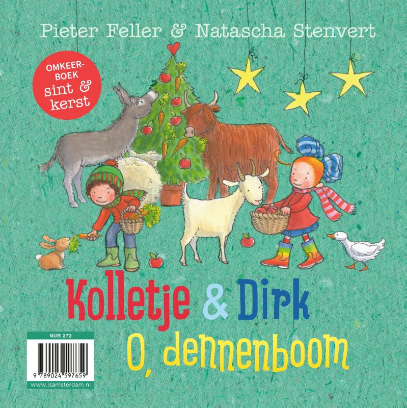 Achterkant van O, kom er eens kijken & O, dennenboom - omkeerboek