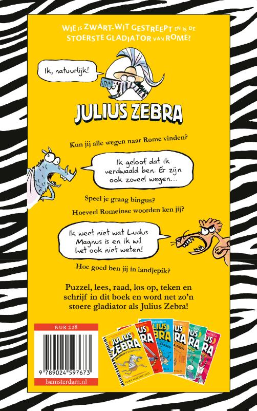 Achterkant van Hoe word ik een gladiator?