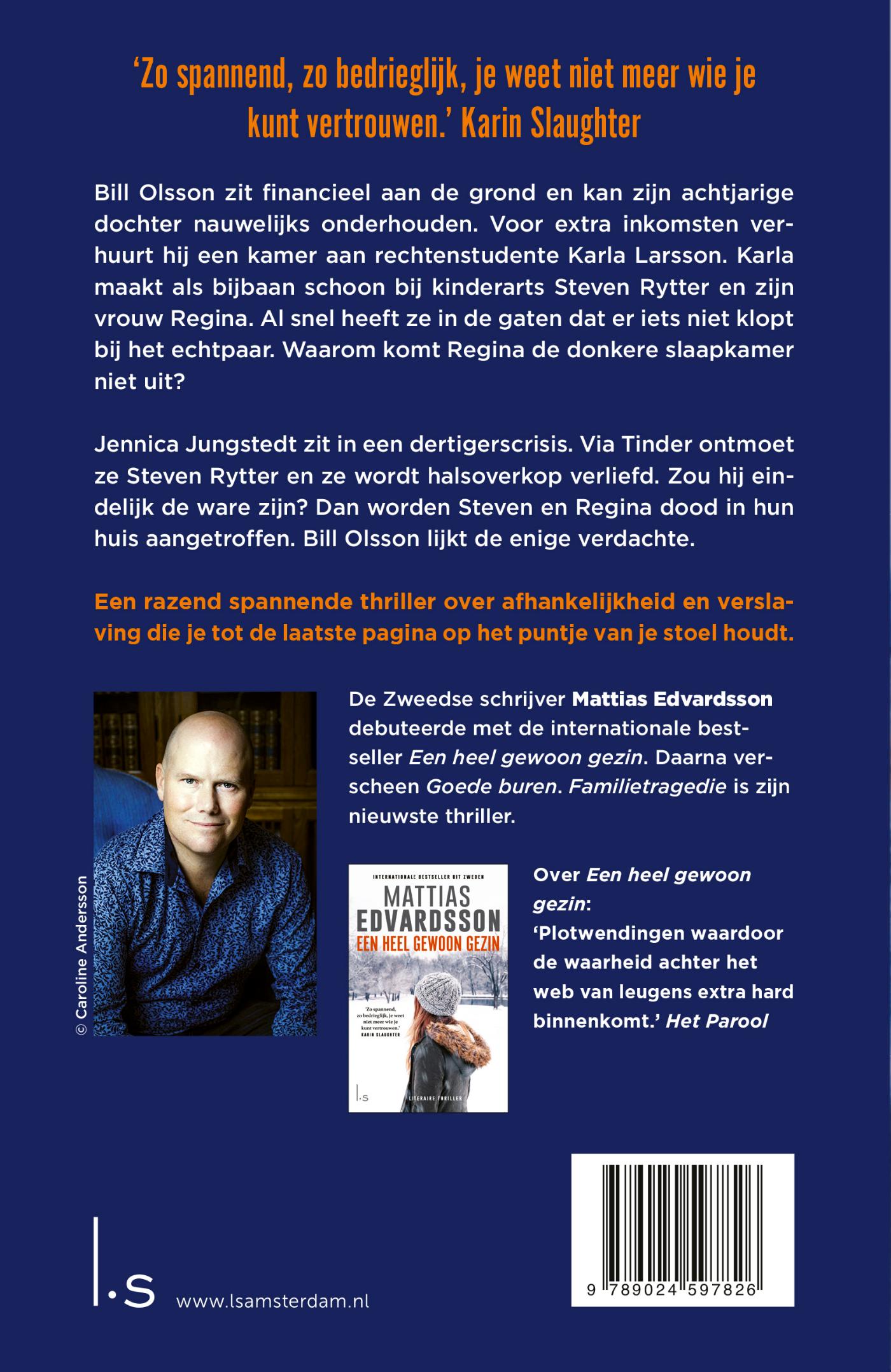 Achterkant van Familietragedie