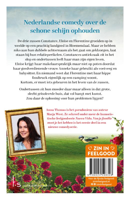 Achterkant van Van je familie moet je het hebben