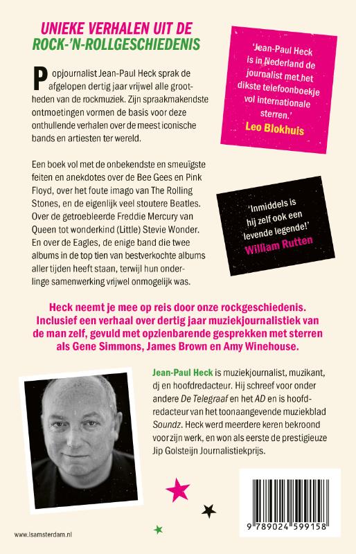 Achterkant van Crazy rock-'n-roll stories