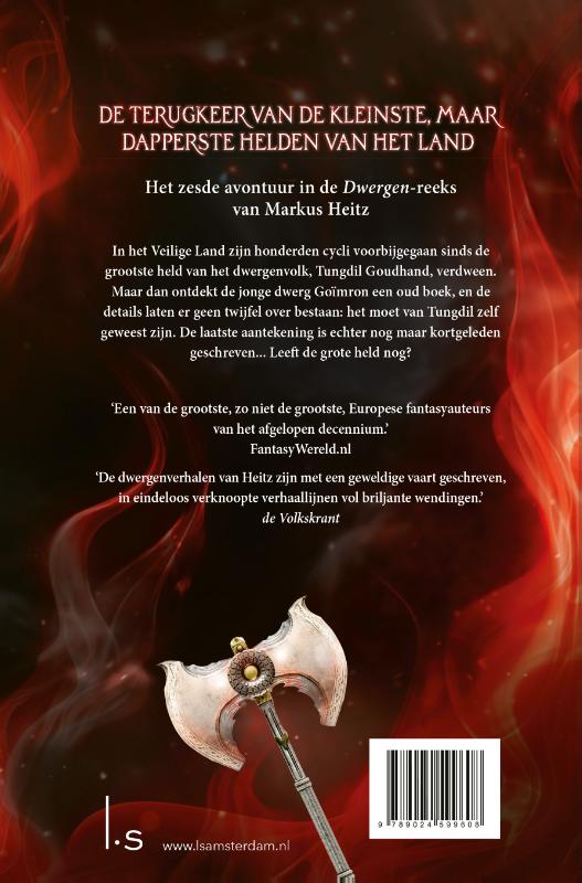 Achterkant van De Terugkeer van de Dwergen 1