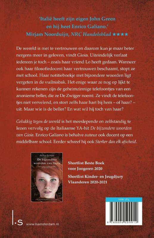 Achterkant van Gelukkig tegen de wereld