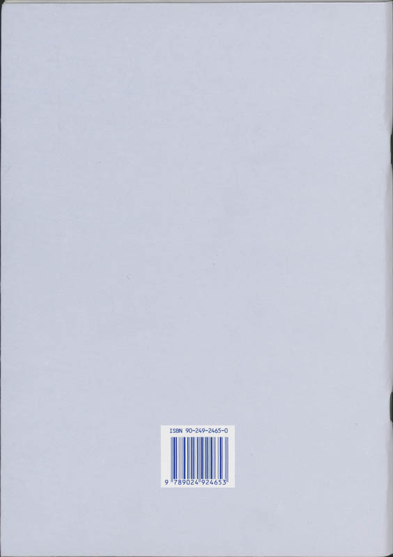 Achterkant van Werkboek