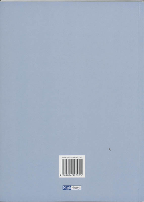 Achterkant van Tekstboek