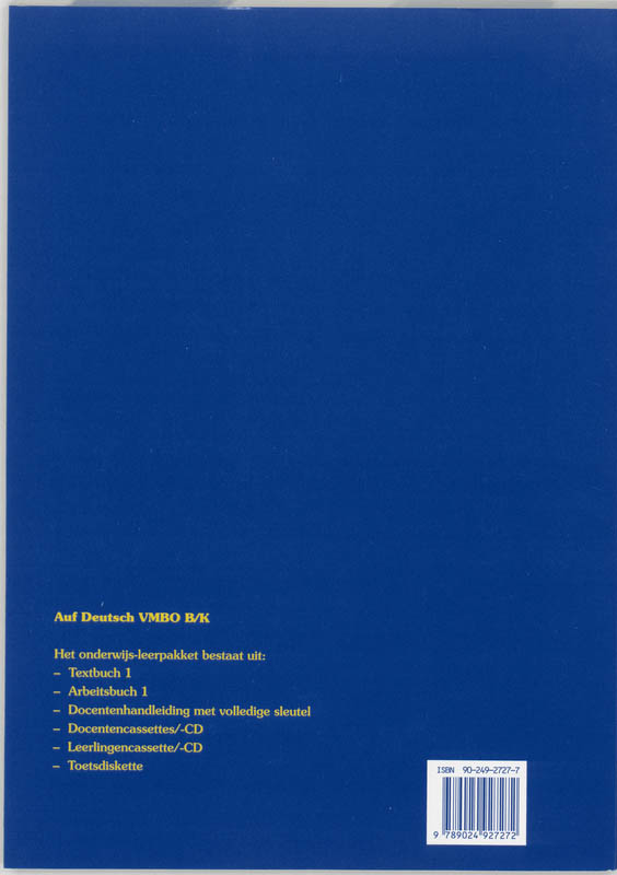 Achterkant van Arbeitsbuch