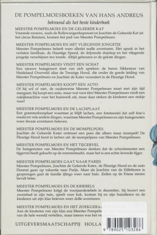 Achterkant van Meester Pompelmoes vindt een schat