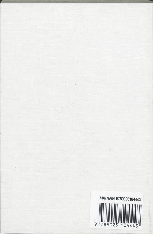 Achterkant van Klein boek om het licht heen