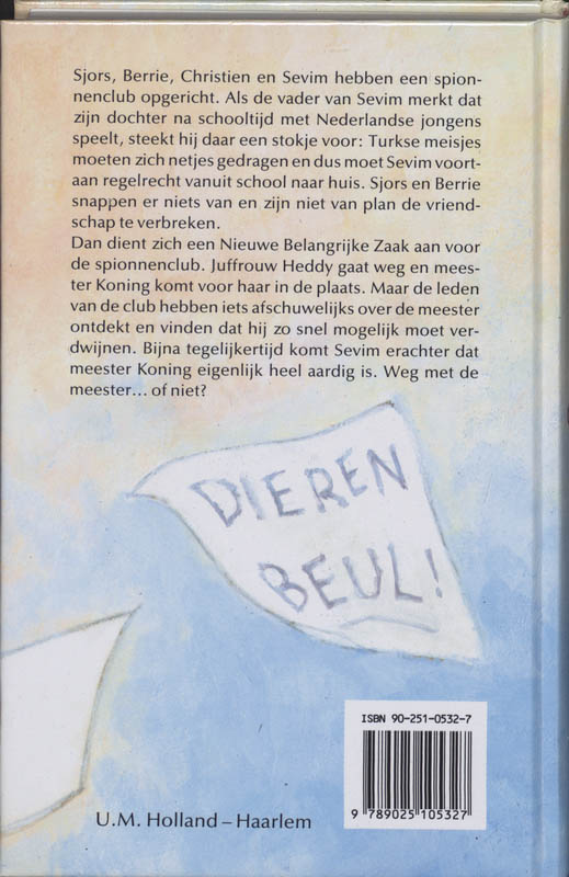 Achterkant van Weg met de meester