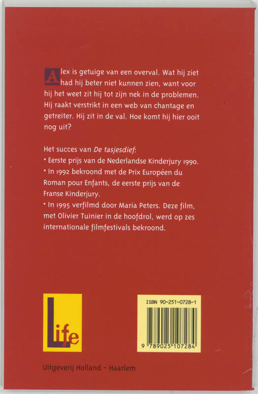 Achterkant van De tasjesdief