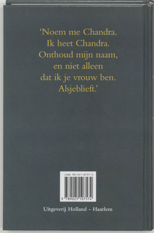 Achterkant van Chandra