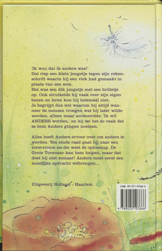 Achterkant van Ik wou dat ik anders was