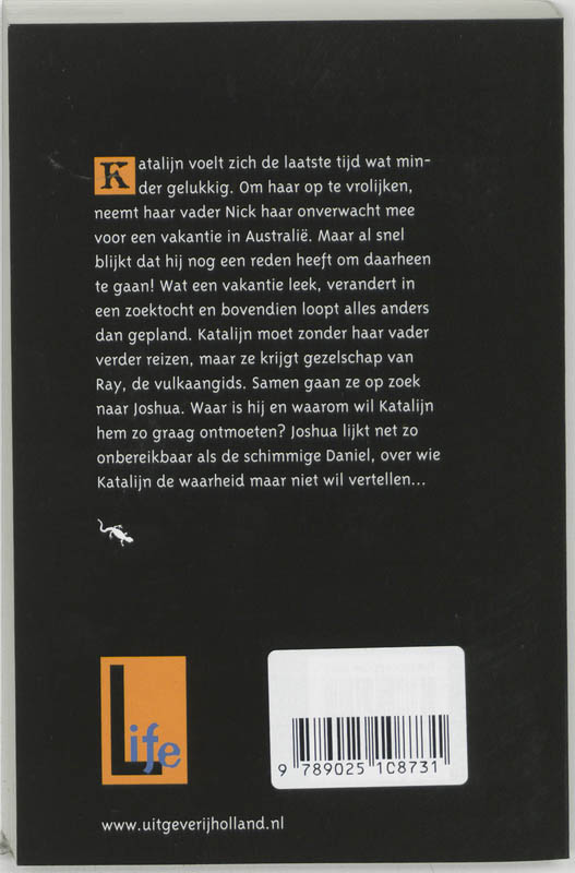 Achterkant van Op zoek naar Joshua