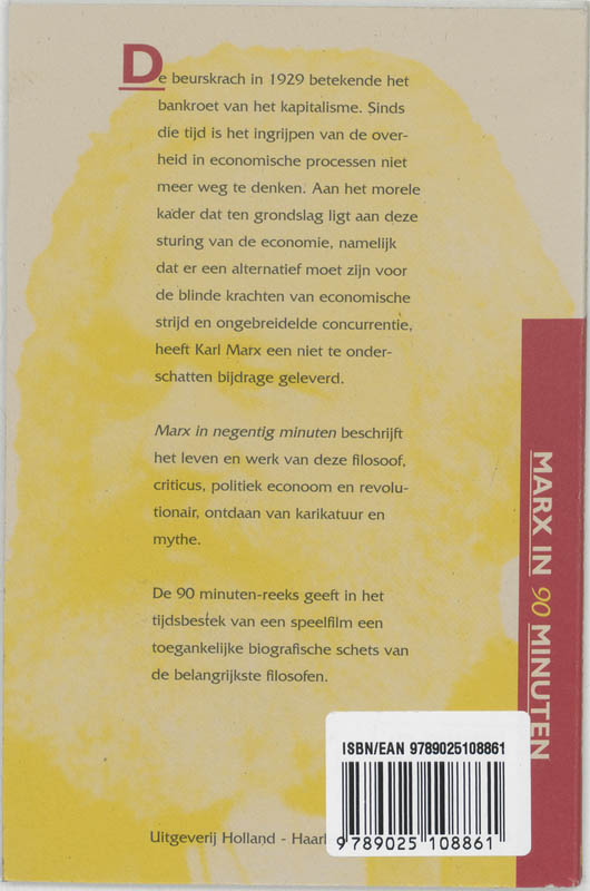 Achterkant van Marx in 90 minuten