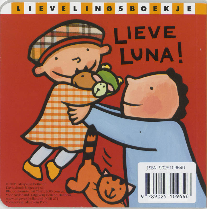 Achterkant van Lieve Luna