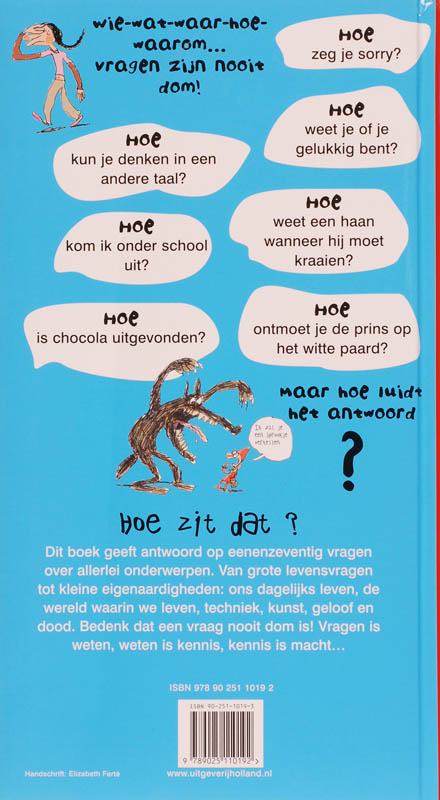 Achterkant van Het HOE ZIT DAT? boek