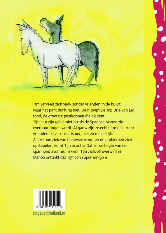 Achterkant van Amigos!