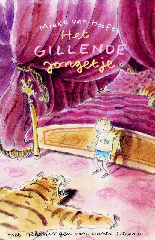 Achterkant van Het gillende jongetje : De lachende kat