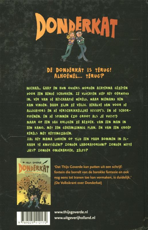Achterkant van Donderkat vs kettingzaag