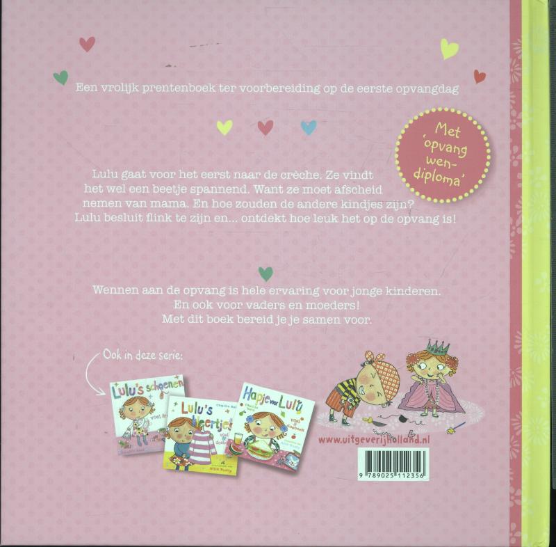 Achterkant van Lulu gaat naar de creche