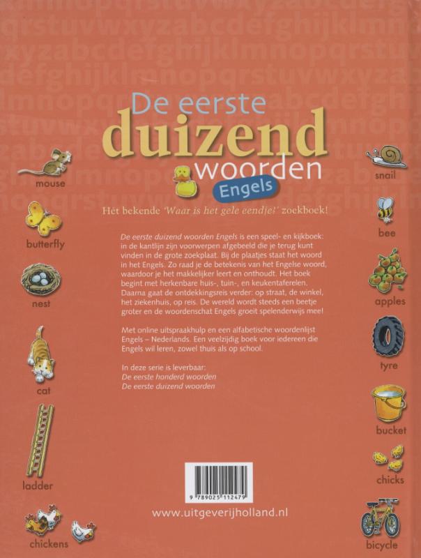Achterkant van De eerste duizend woorden Engels