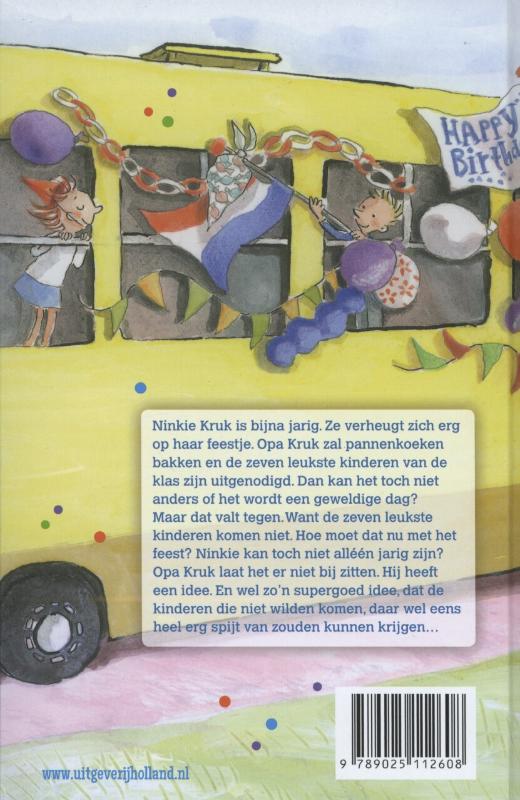 Achterkant van Feest voor de krukkenclub