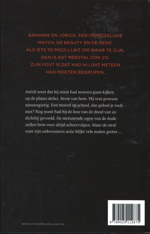 Achterkant van Moord op school