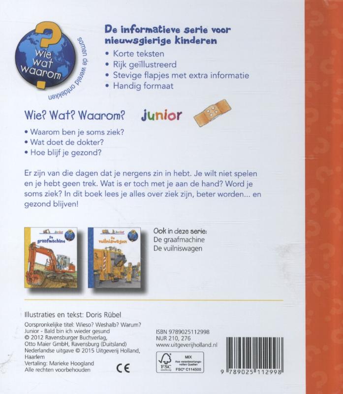 Achterkant van junior
