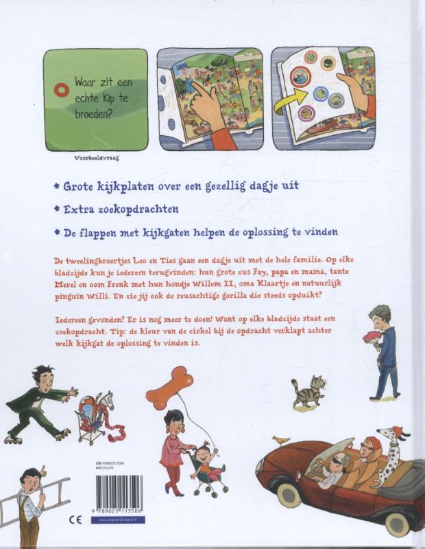 Achterkant van Waar is de pinguïn?