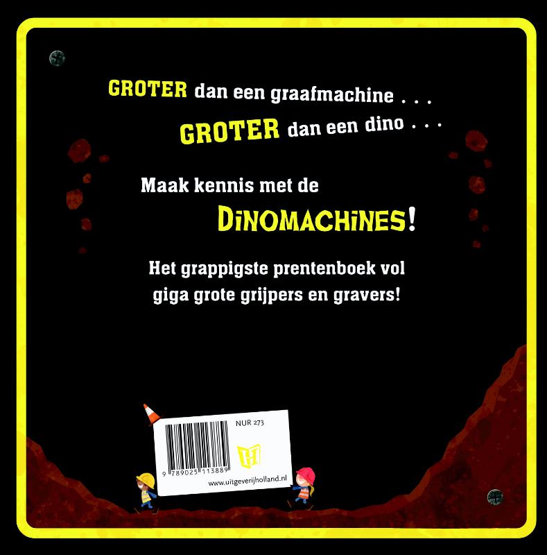 Achterkant van Dinomachines