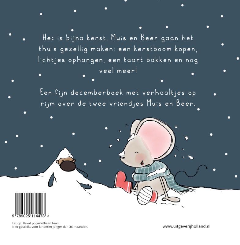 Achterkant van Kerst bij Muis
