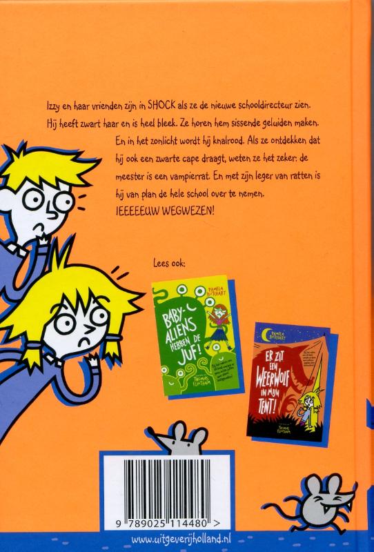 Achterkant van De meester is een vampierrat!