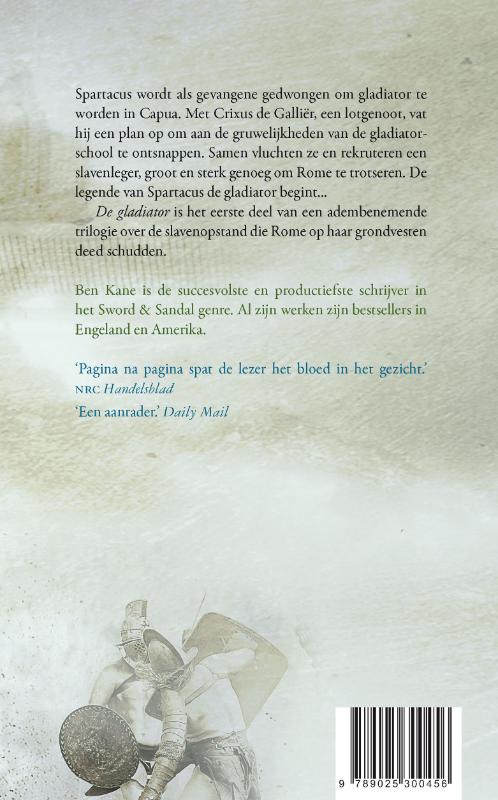 Achterkant van De gladiator