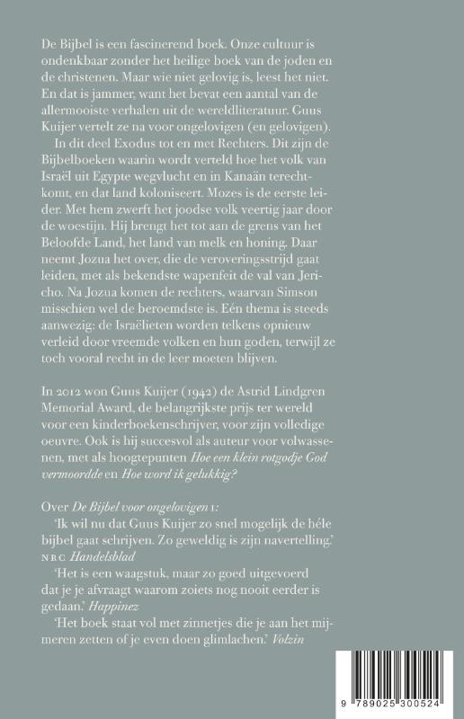 Achterkant van 2 De uittocht en de intocht, Exodus, Jozua, Rechters