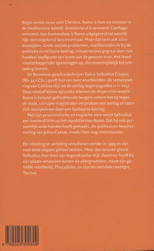 Achterkant van Bederf van binnenuit