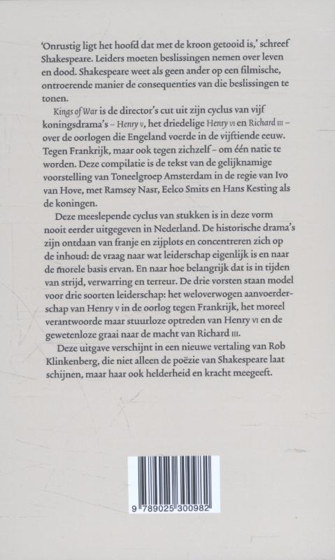 Achterkant van Kings of War
