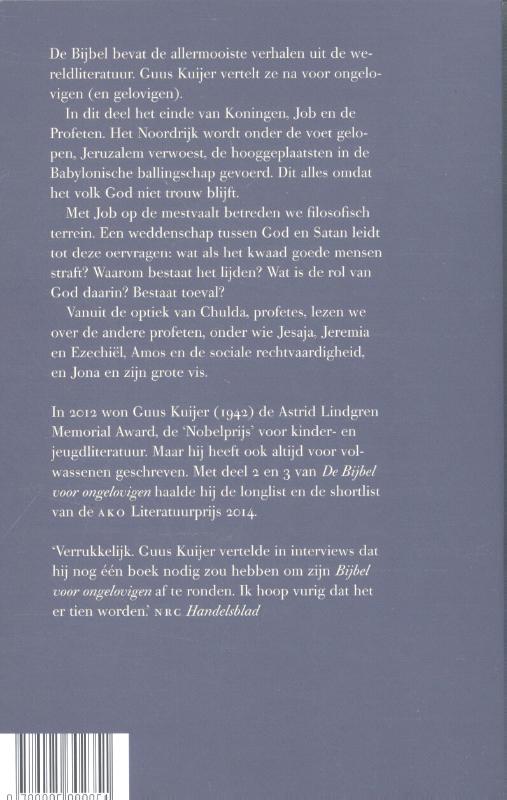 Achterkant van 5 De twee koninkrijken, Job en de profeten